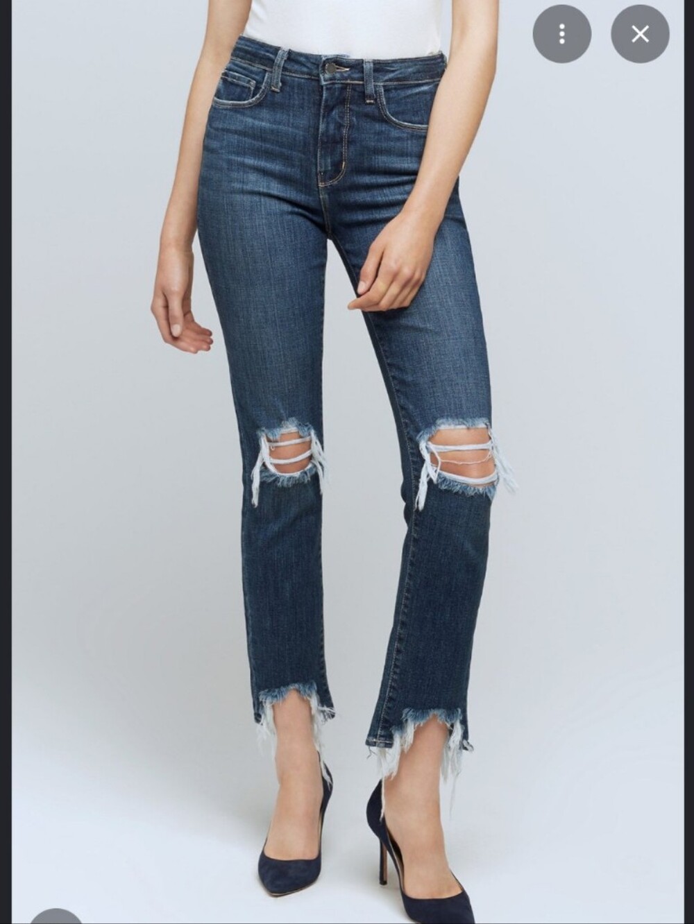 L'agence Highline Skinny Jeans Encina Destroyed